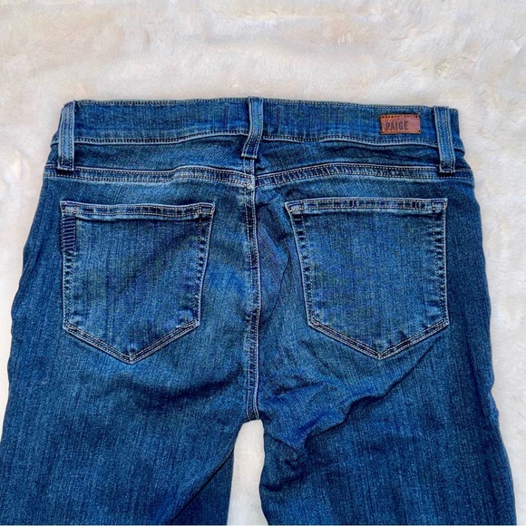 NWOT PAIGE Size 28 Maternity Verdugo Ultra Skinny Jeans Stretch Pregnancy Blue - Picture 7 of 9